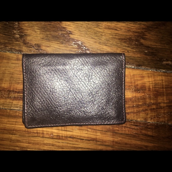 Genuine Leather ID/credit card holder - Picture 1 of 8